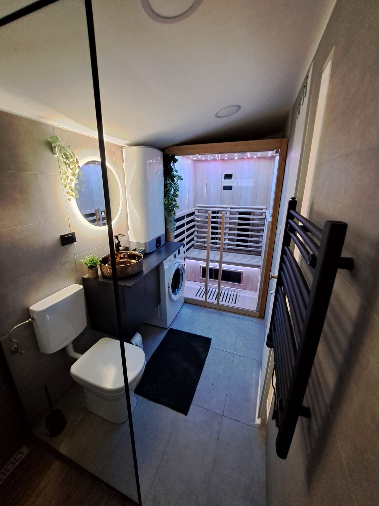 Privatna IR sauna u kupaonici Spa House Adrian